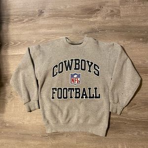 Amazing Starter Dallas Cowboys grey crewneck